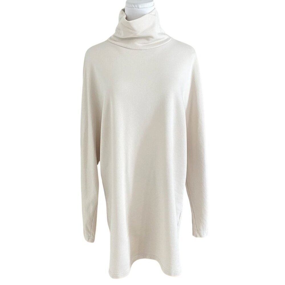 COS Cream Turtleneck Sweatshirt